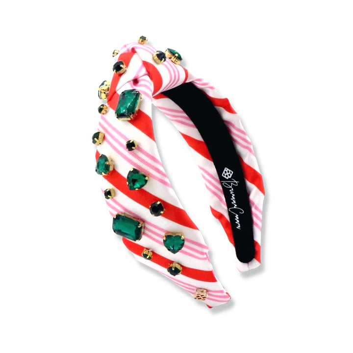 CANDY CANE CHILD SIZE STRIPED HEADBAND