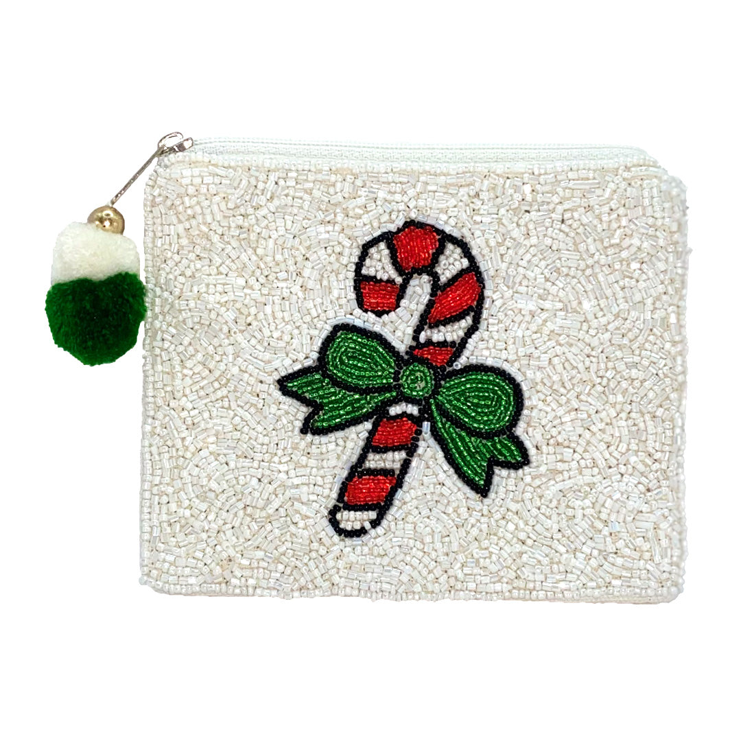 CANDY CANE COIN POUCH