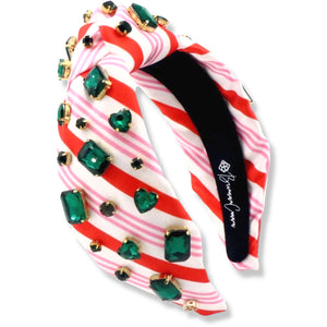 CANDY CANE ADULT SIZE STRIPED HEADBAND