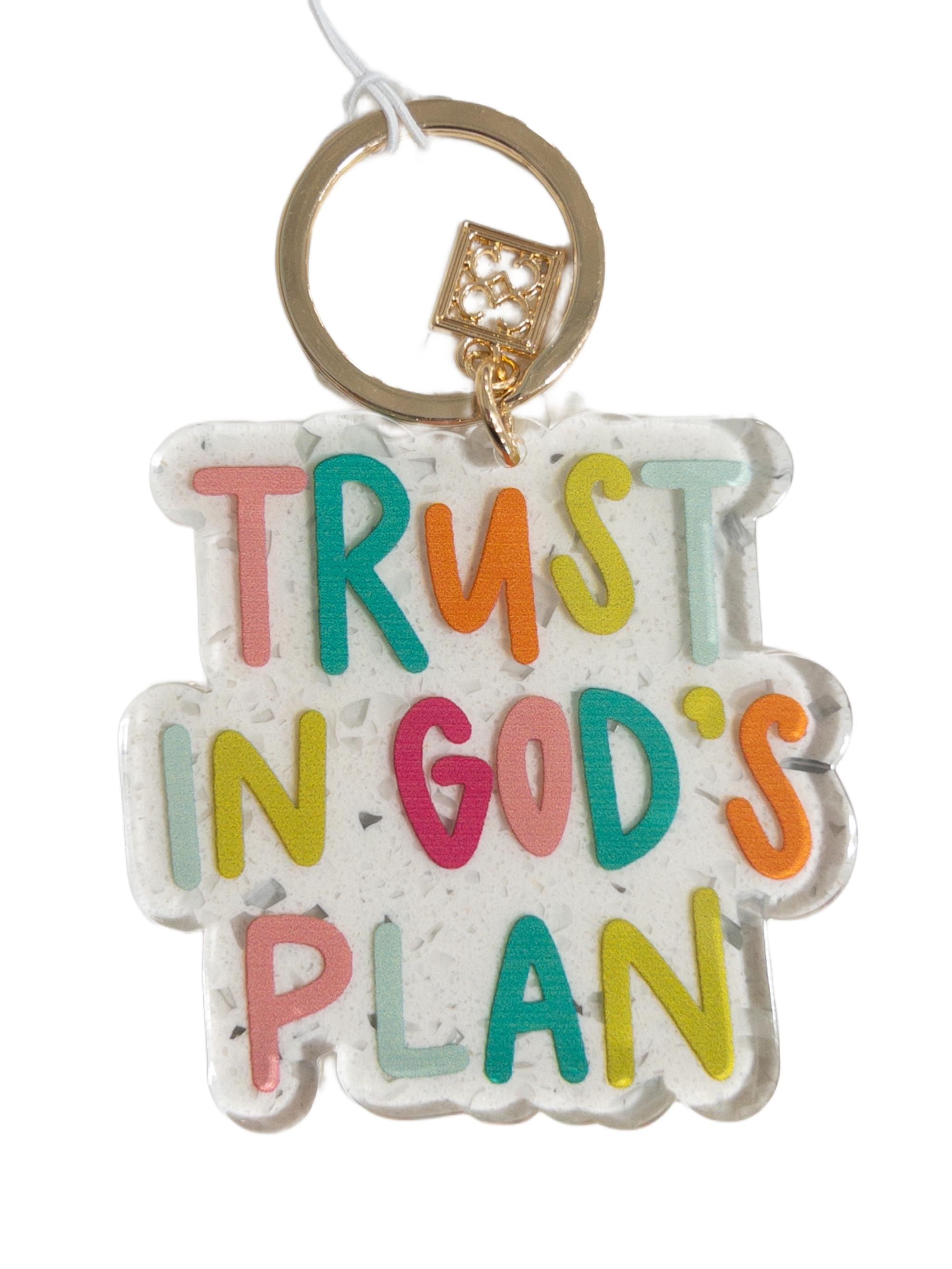 Acrylic Keychain Trust in Gods Plan