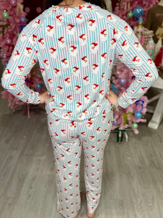 Santa Baby Stripes Christmas Pajamas