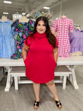 NAOMI RED DRESS