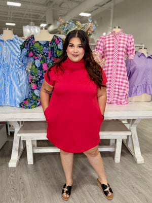 NAOMI RED DRESS