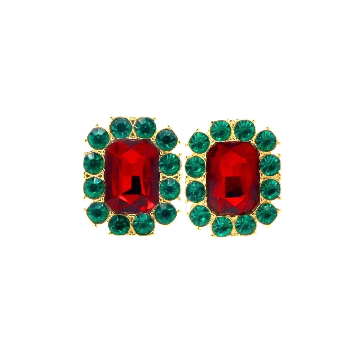 CHRISTMAS JEWELED BRIANNA CANNON STUDS