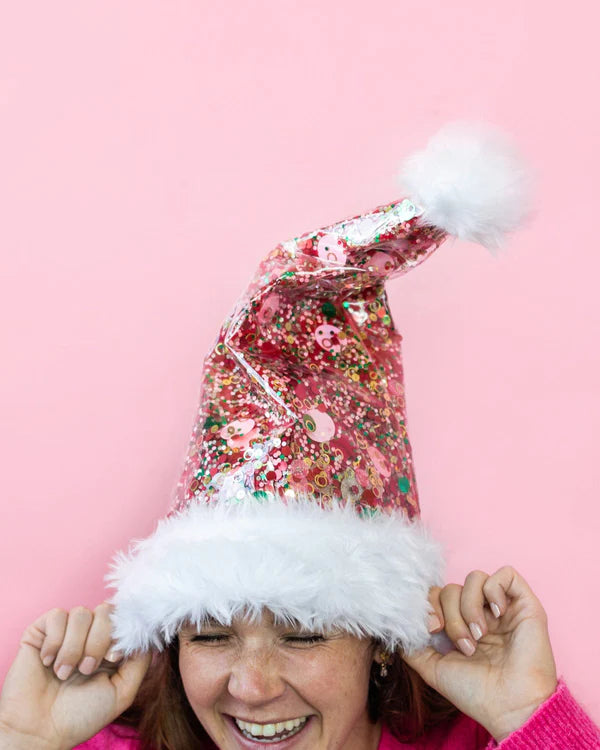 HOLIDAY SPIRIT CONFETTI SANTA HAT