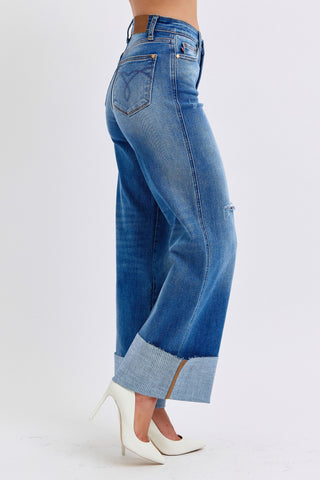 CIERRA HW RETRO WIDE LEG W/CUFF