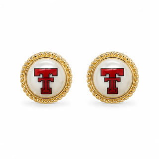 Texas Tech Pearl Studs