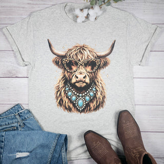 DALLAS MARKET PRE ORDER HIGHLAND COW TEE