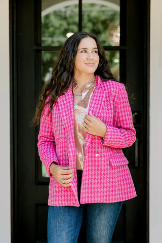 ELLE PINK LAYERZ BLAZER