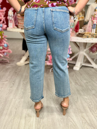 RACHEL JUDY BLUE ANKLE STRAIGHT
