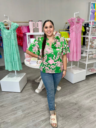 MEL FLORAL TOP