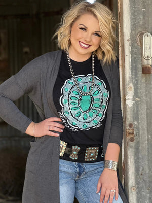 CALLIE'S GENUINE CONCHO TEE