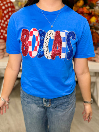 BOBCATS SEQUIN TEE