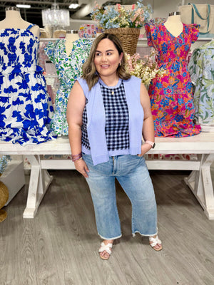 AIDA GINGHAM TOP