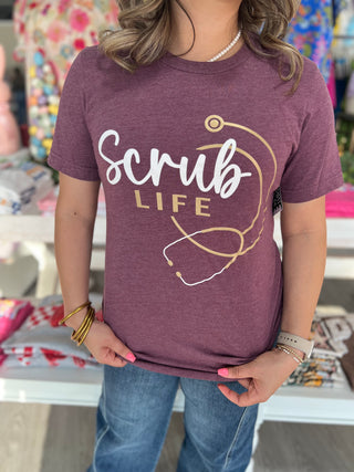 SATURDAY STEAL SCRUB LIFE TEE
