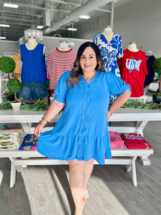 MADDISON BLUE DRESS
