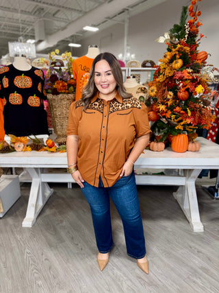 Wynn Top- Leopard