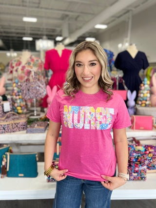 Patchwork NURSE Tee