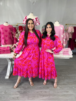 Irene Smocked Midi Dress