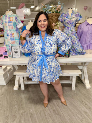 ANGIE BLUE DRESS