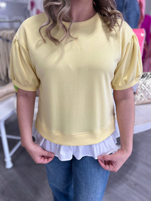 ANISSA YELLOW TOP