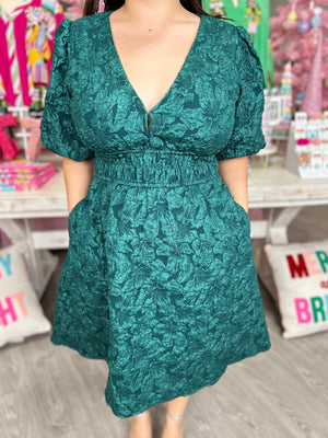 CALLIE GREEN DRESS