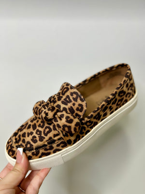 CORKY WHY KNOT LEOPARD SNEAKERS