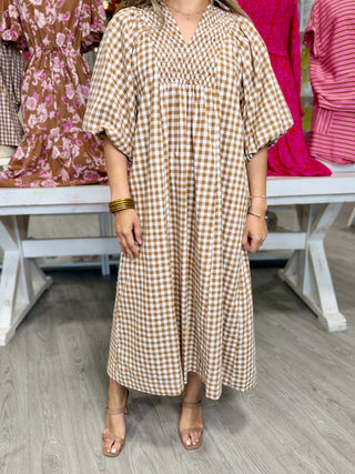 STACEY GINGHAM DRESS