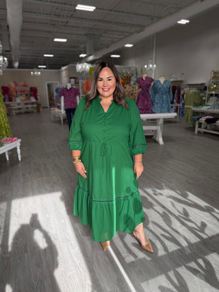 MONICA GREEN DRESS