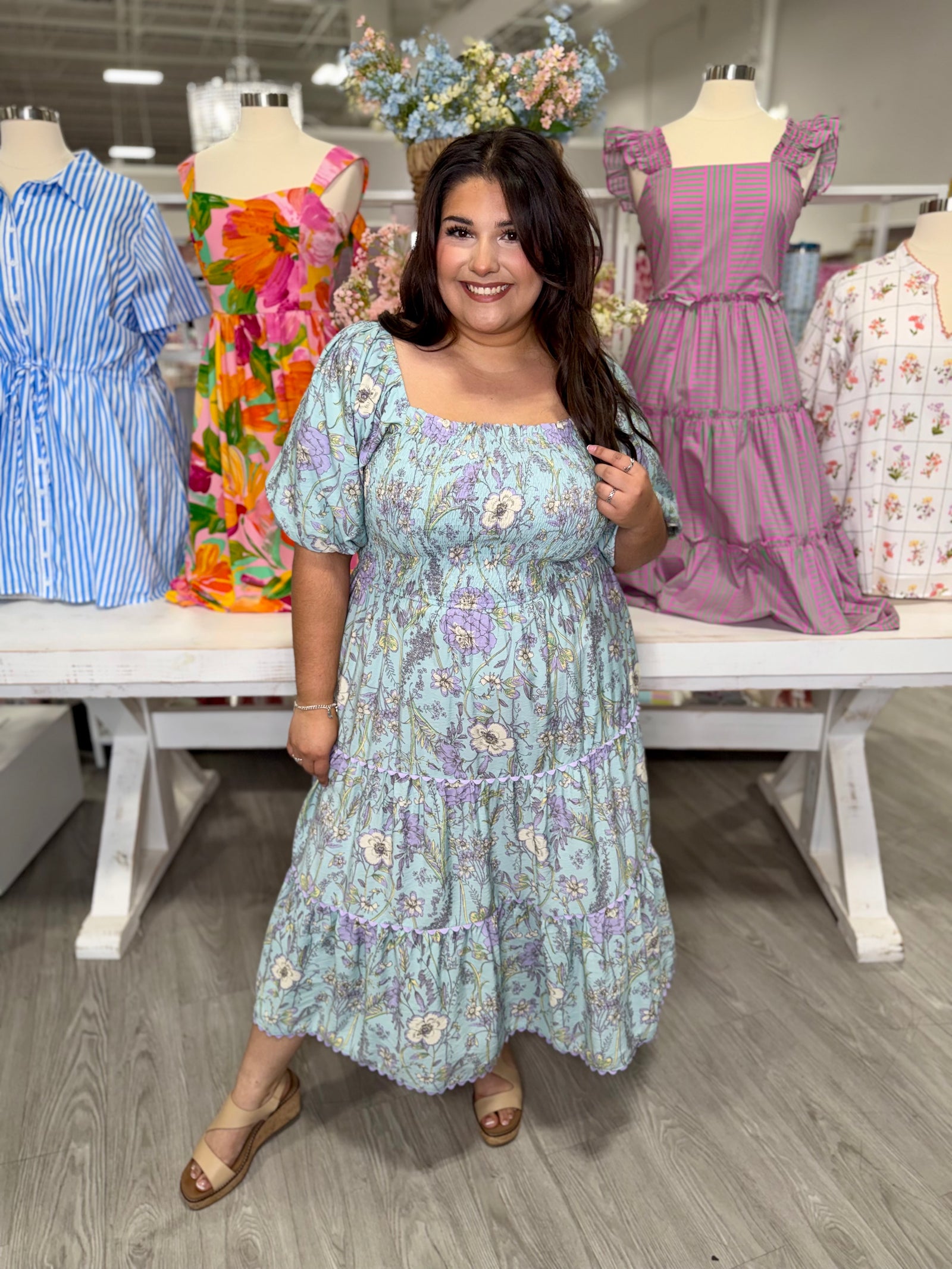 JUDITH LAVENDER DRESS