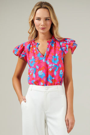 DEBBIE FLORAL TOP