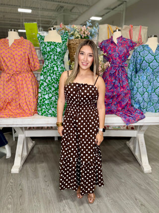 BLANCA POLKA DOT DRESS