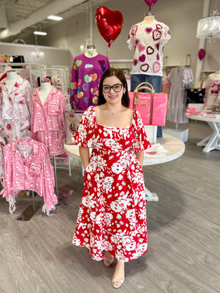 MAYRA RED DRESS
