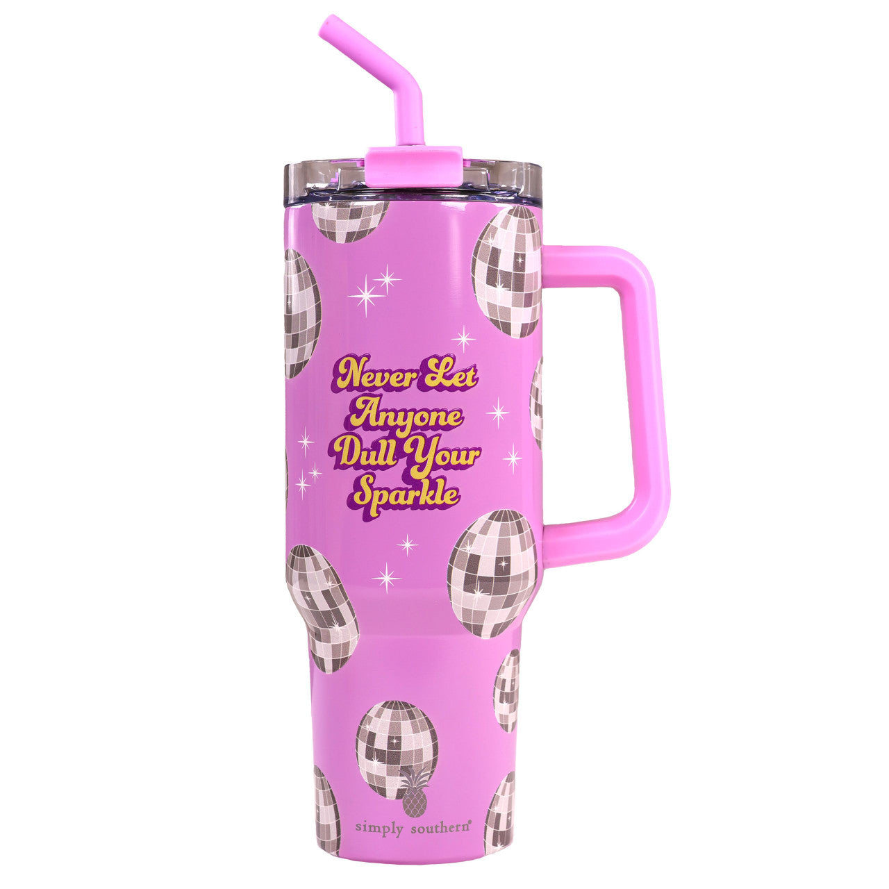 NEVER LET ANYONE DULL YOUR SPARKLE TUMBLER