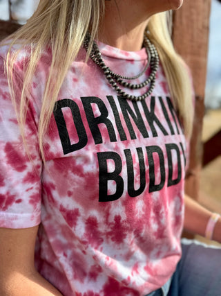 DRINKING BUDDY TIE DYE TEE