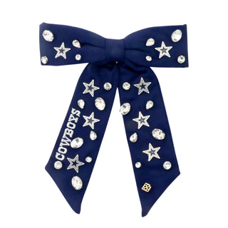 BRIANNA CANNON Dallas Cowboys Navy Bow Barrette