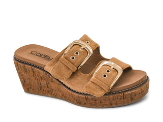 Double Dare (Tabacco Faux Suede) by Corkys