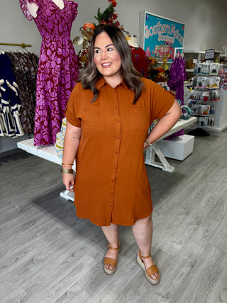CAROLINE TOFFEE DRESS