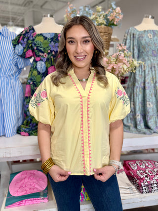 MIRANDA YELLOW TOP