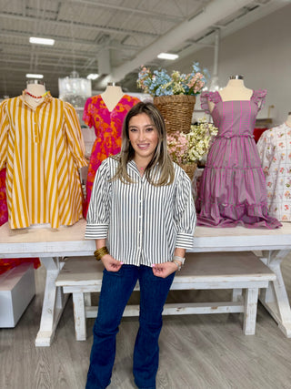MARIE STRIPE TOP