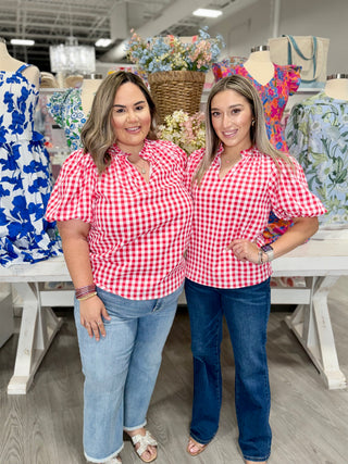 ROSALIE GINGHAM TOP