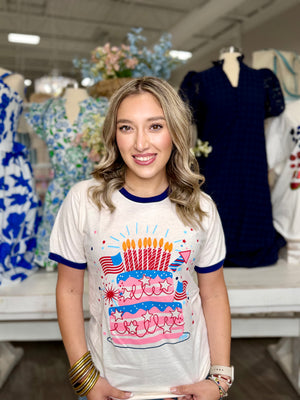 HAPPY BIRTHDAY USA TEE