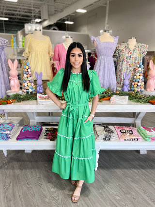 GINA GREEN DRESS