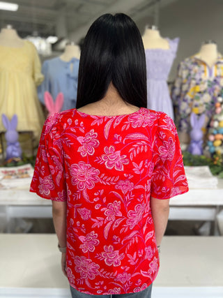 ARIA FLORAL TOP