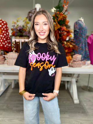 SPOOKY SEASON BLACK TEE