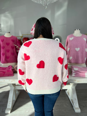 VERONICA HEART SWEATER