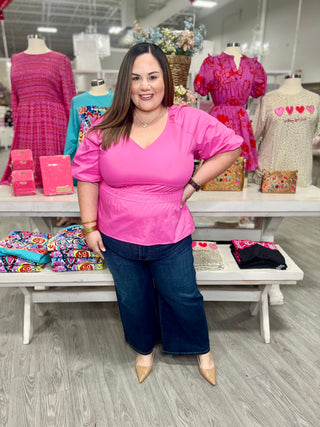 ALEXA PINK TOP