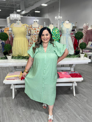 KINSLEY SAGE DRESS