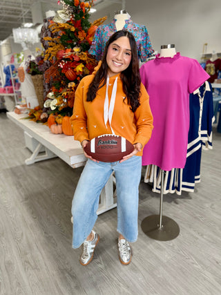 Texas Embroidered Fleece Hoodie