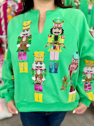 Green Nutcracker Band Sweatshirt